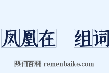 凤凰在笯组词是什么意思的图片